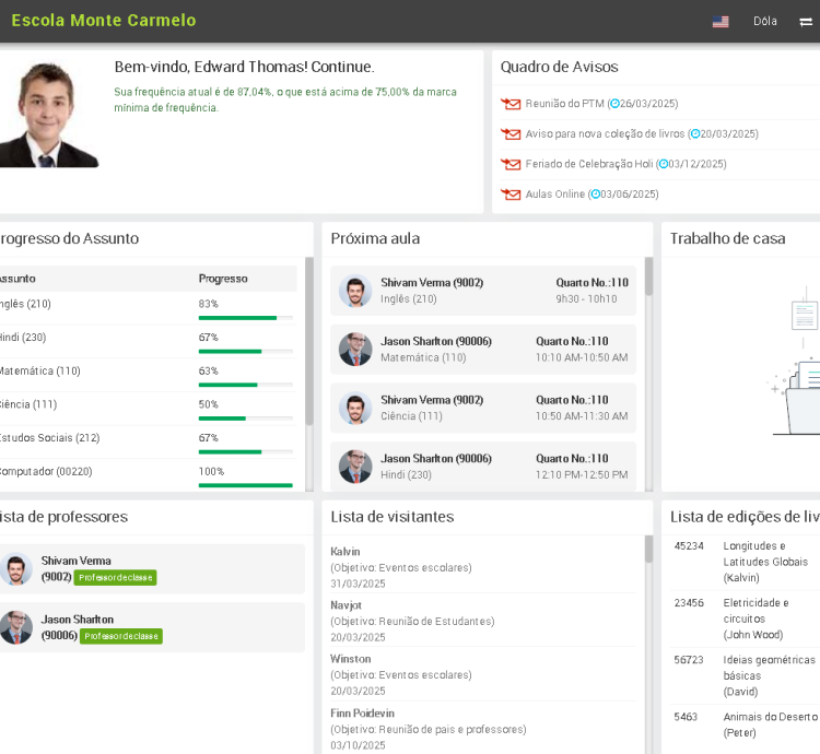 Sistema De Gestão Escolar