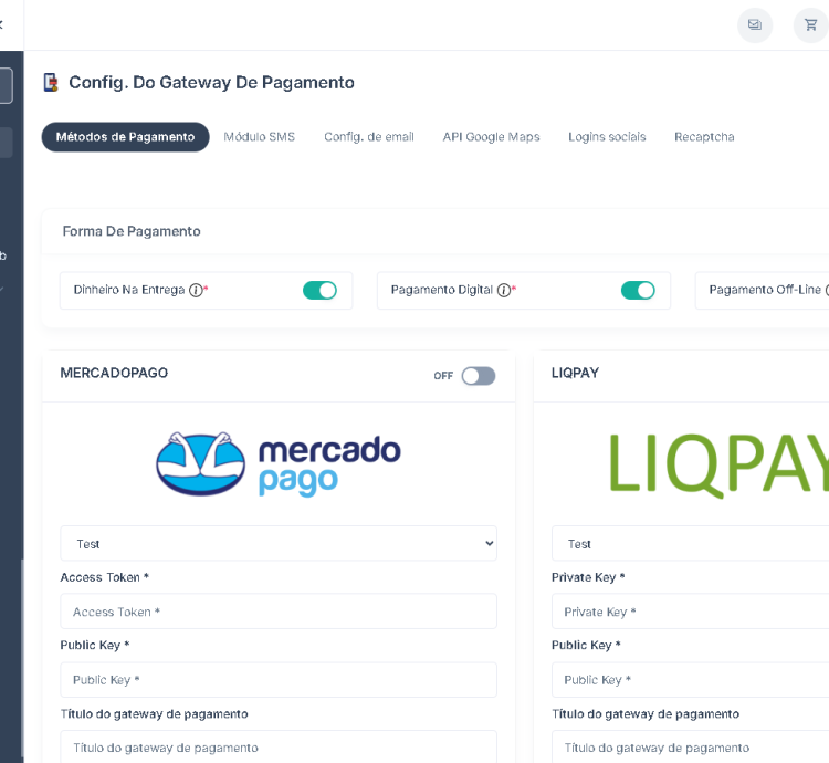 Sistema Para Delivery