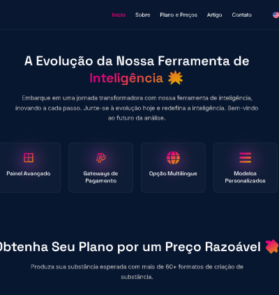 Gerador De Conteúdo Inteligência Artificial Saas 5