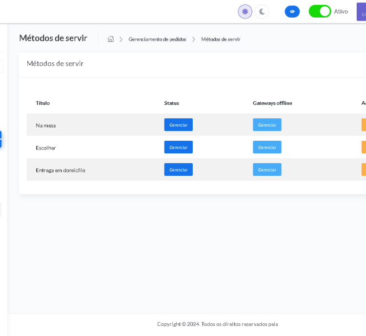 Plataforma Para Pedidos De Restaurantes
