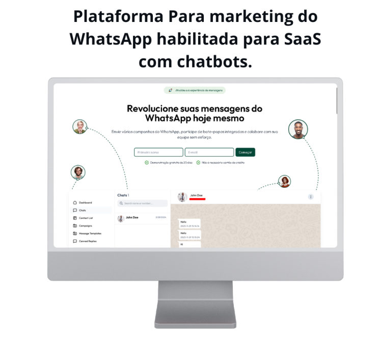 Plataforma Para Marketing Whatsapp Saas Com Chatbots