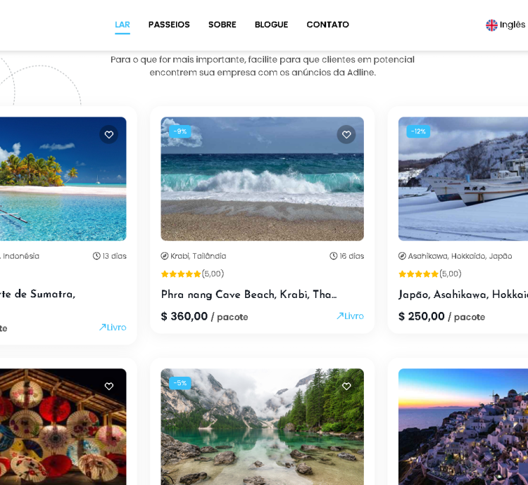 Plataforma De Reservas De Viagens Multiagências
