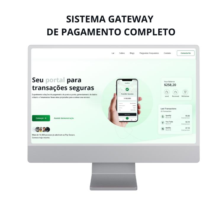 Sistema Gateway De Pagamento Completo