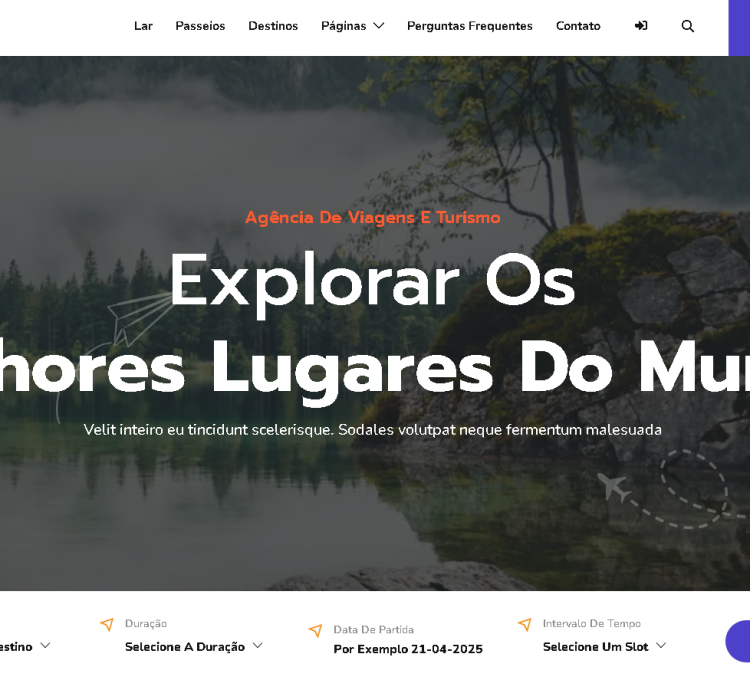 Sistema Para Reservas De Viagens E Passeios