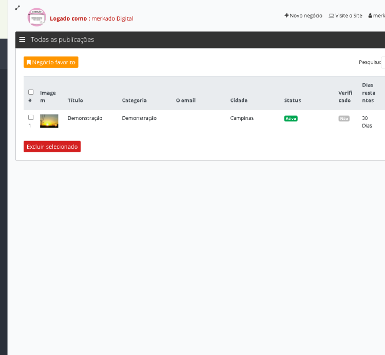 Sistema De Classificados Online