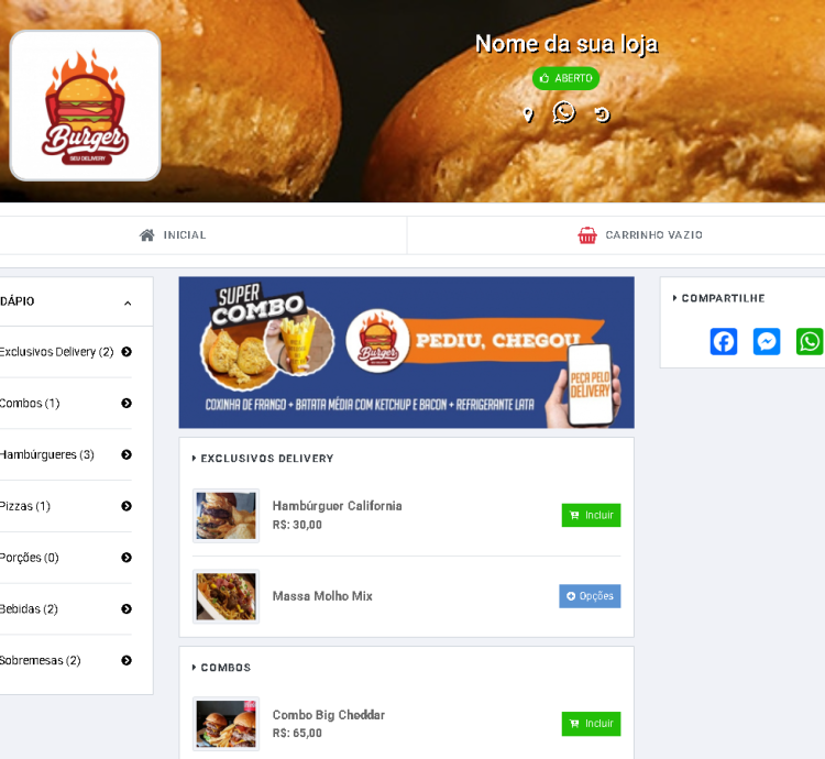 Sistema Completo Para Delivery Multicardápios