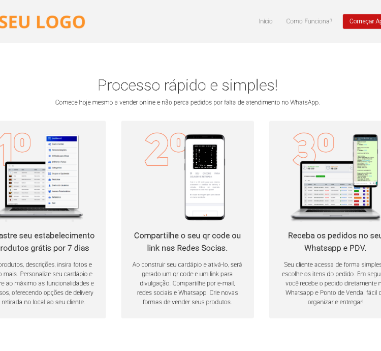 Sistema Completo Para Delivery Multicardápios