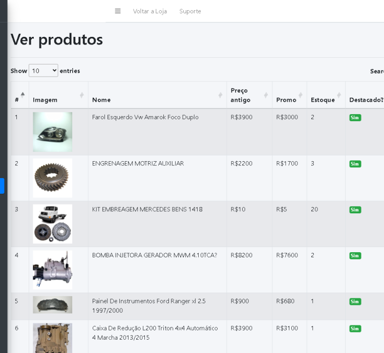 Sistema Completo De Vendas De Autopeças Online