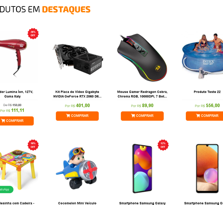 Script PHP Loja Virtual