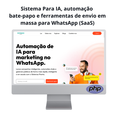 Marketing com IA | Automação de Chat e Envio em Massa no WhatsApp SaaS