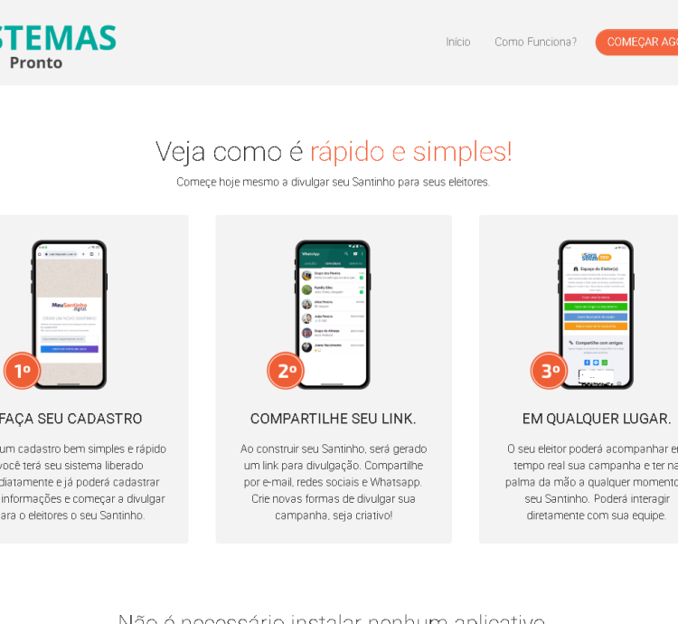 Script Santinhos para Candidatos