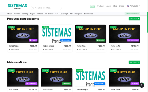 Script Completo Marketplace para Scripts e Códigos 8