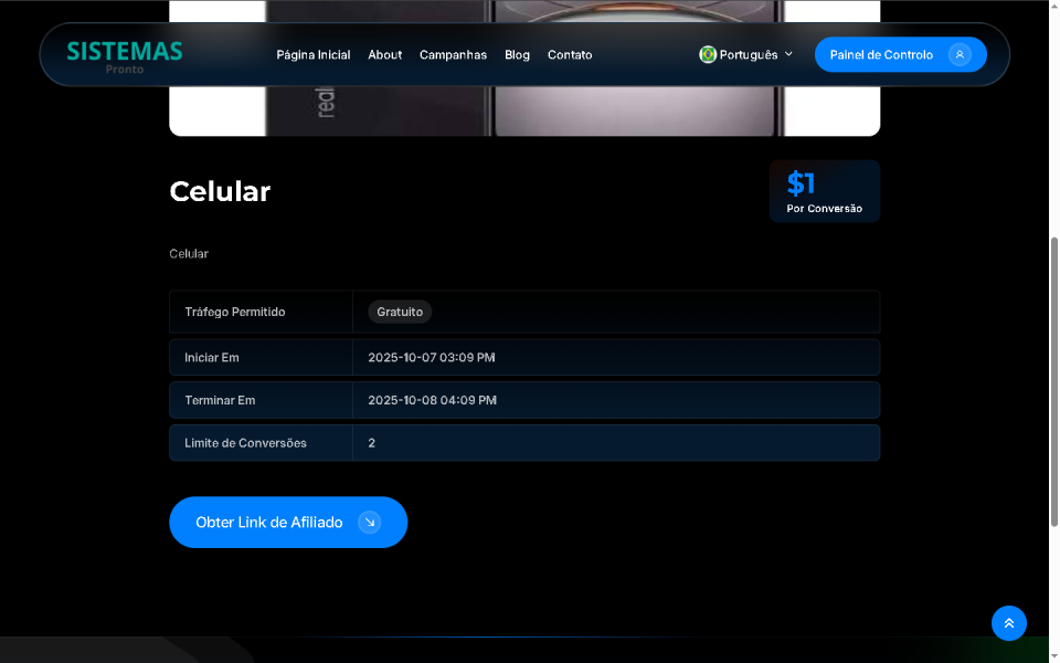 Script PHP Rede de Afiliados CPA