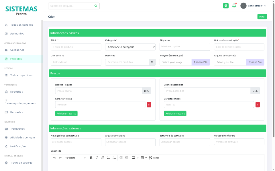 Script Completo Marketplace para Scripts e Códigos