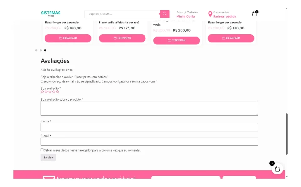 Site Loja Virtual WordPress 100% Editável | Template WooCommerce e Elementor Pro