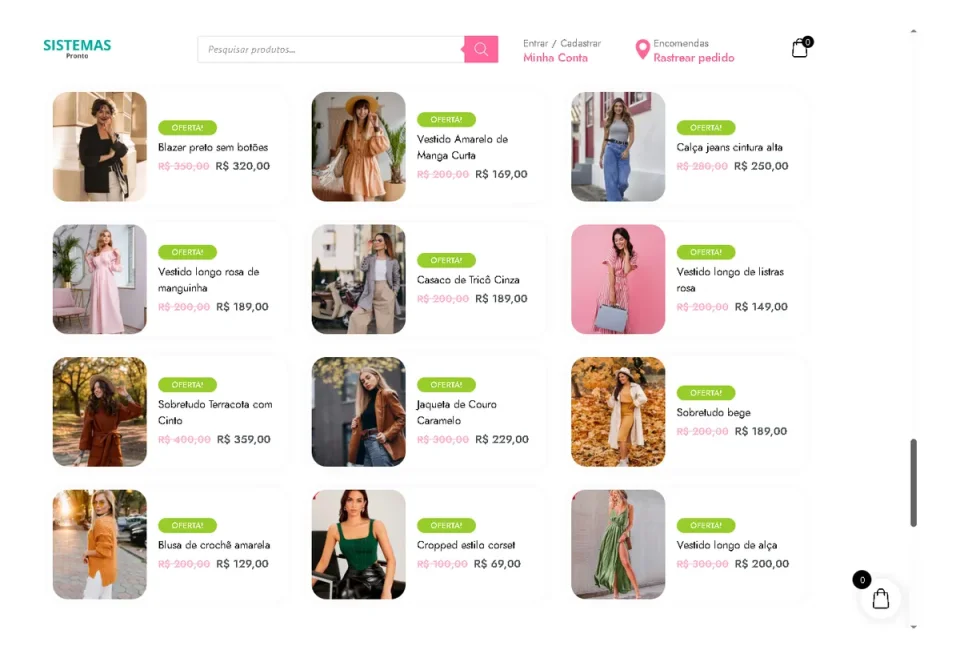 Site Loja Virtual WordPress 100% Editável | Template WooCommerce e Elementor Pro