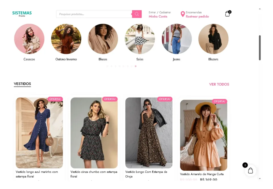 Site Loja Virtual WordPress 100% Editável | Template WooCommerce e Elementor Pro