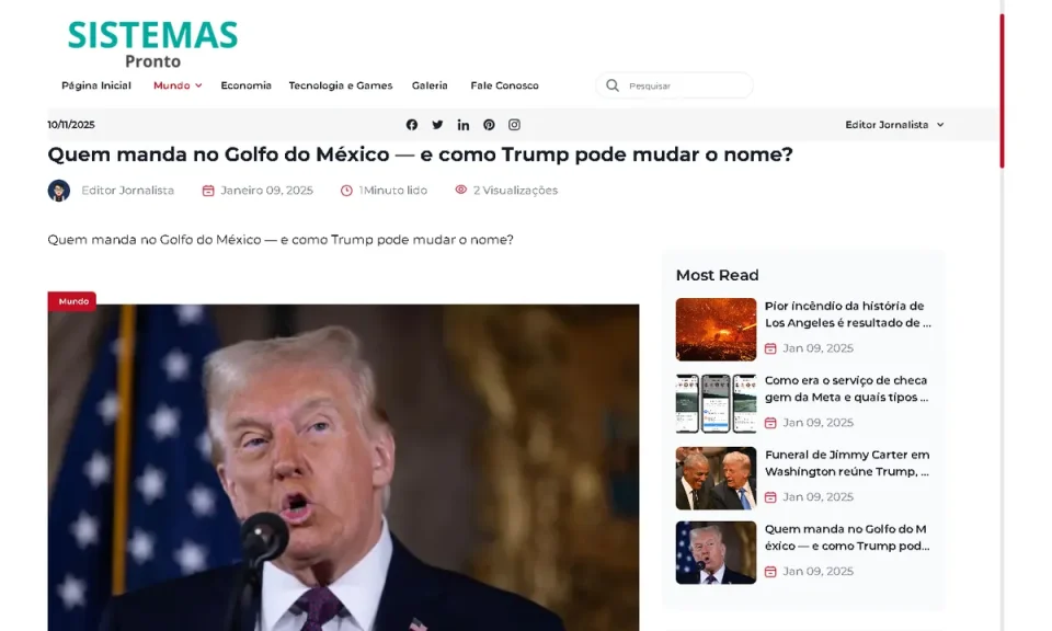 Portal de Notícias PHP CMS Laravel