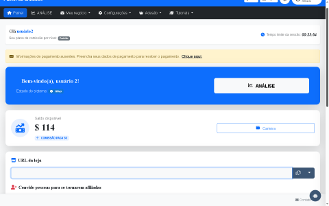 Sistema de Afiliados e Fornecedores Completo