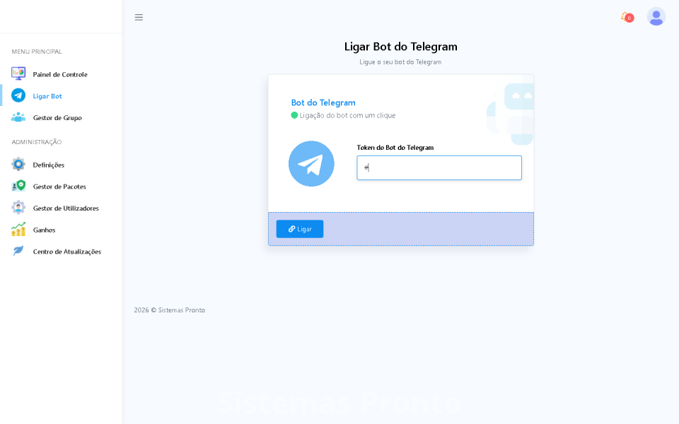 Sistema de Gerenciamento de Grupos Telegram SaaS