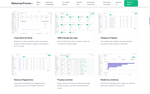 Site CRM de Vendas SaaS 3