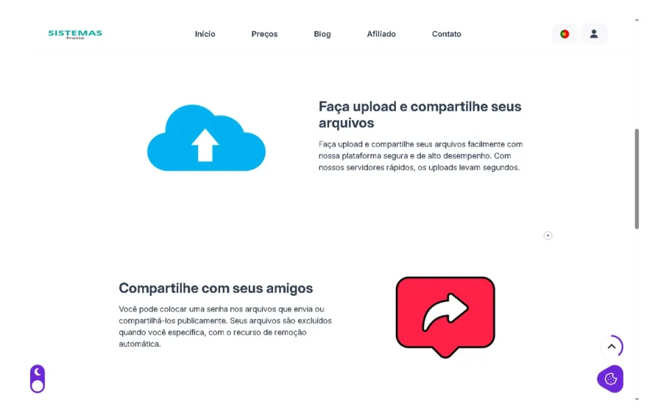 Script Avançado Para Hospedagem De Arquivos